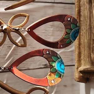 Fashion Jewelry Multicolor Teardrop Earrings